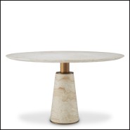 Table de Repas 24 - Genova - Eichholtz, plateau bois - Pacific Compagnie.