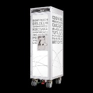 Chariot Bar 159 - Airport - Rangement bouteilles - Pacific Compagnie.