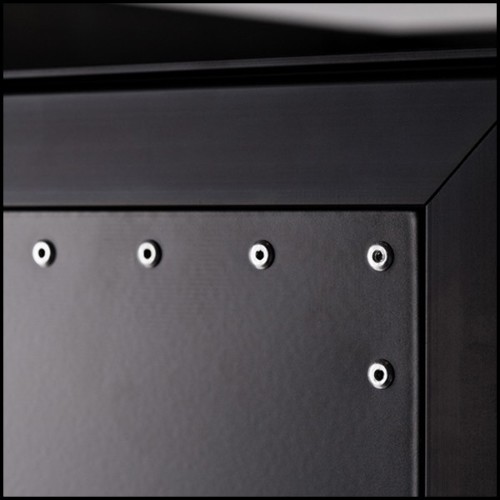 Chariot 159 - Black Rivet - Bar roulettes noir rivet - Pacific Compagnie.