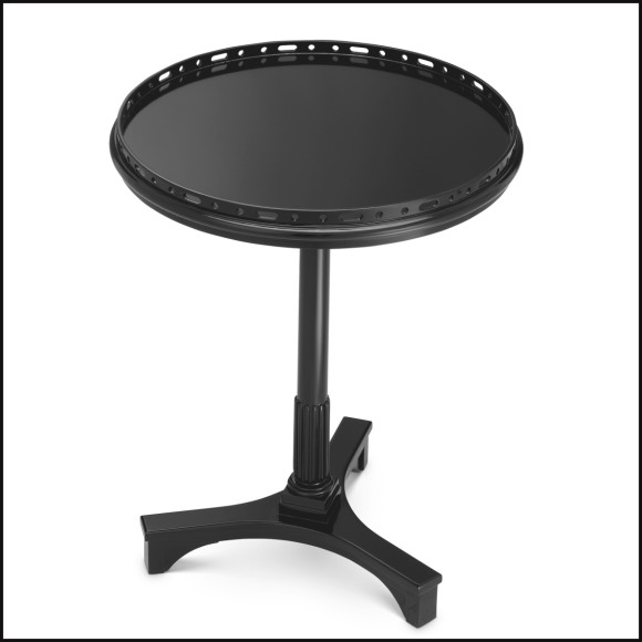 24 - Roentgen - Side Table Mahogany wood - Pacific Compagnie.