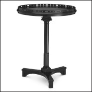 24 - Roentgen - Side Table Mahogany wood - Pacific Compagnie.