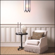 24 - Roentgen - Side Table Mahogany wood - Pacific Compagnie.