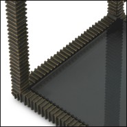 24 - Bethesda - Table d'appoint verre - Pacific Compagnie.