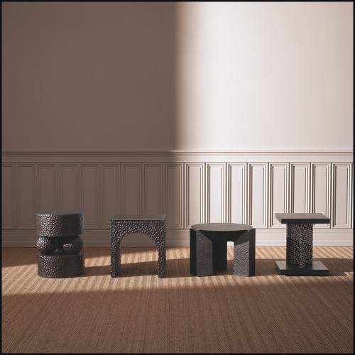 Side Table 24 - Bravon - Wood grain - Pacific Compagnie.