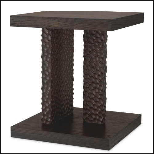 Side Table 24 - Bravon - Wood grain - Pacific Compagnie.