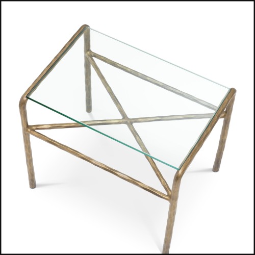 24 - Xandria - Table d'appoint laiton - Pacific Compagnie.