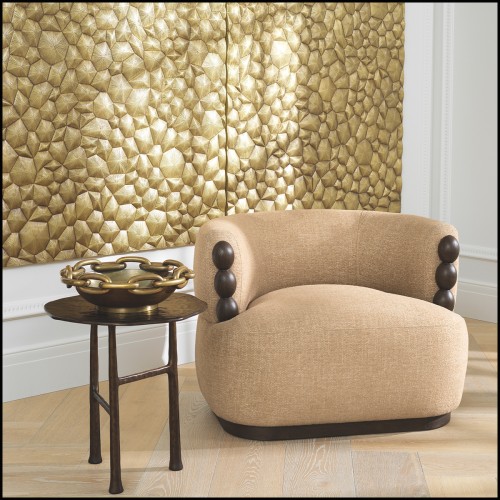 Table d’appoint 24 - Amboise | Side Table Amboise Bronze Finish - Pacific Compagnie.