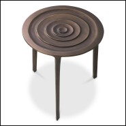 24 - Granito - Table d'appoint Eichholtz bronze - Pacific Compagnie.