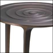 Table d’appoint 24 - Granito - Granito side table, aluminum - Pacific Compagnie.