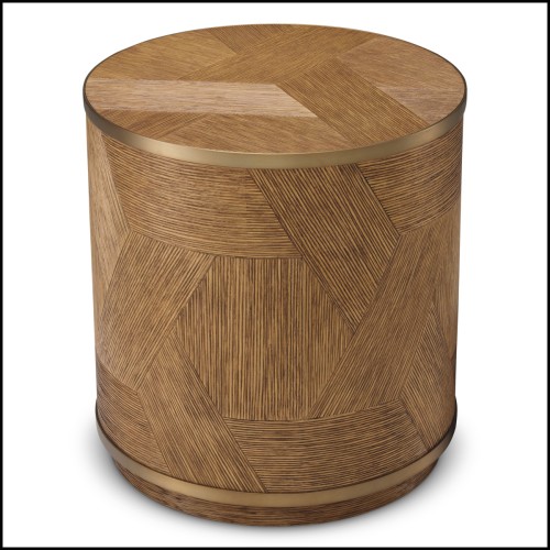 Table d’appoint 24 - Velutto | Oak Veneer Velutto Table - Pacific Compagnie.
