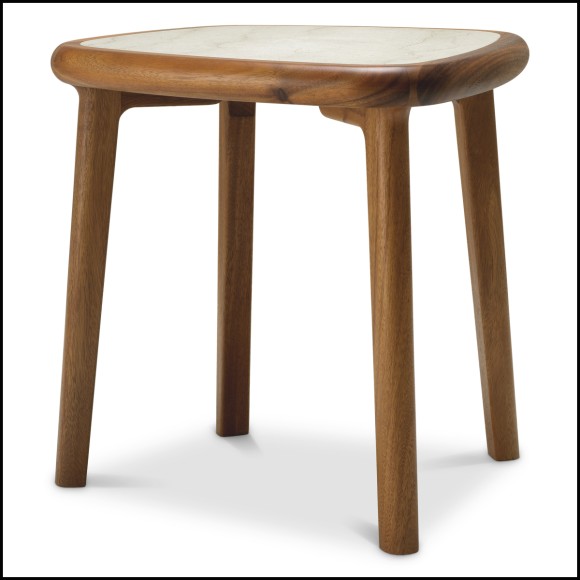 Table d’appoint 24 - Wilma | Side Table Wilma - Beige Marble - Pacific Compagnie.