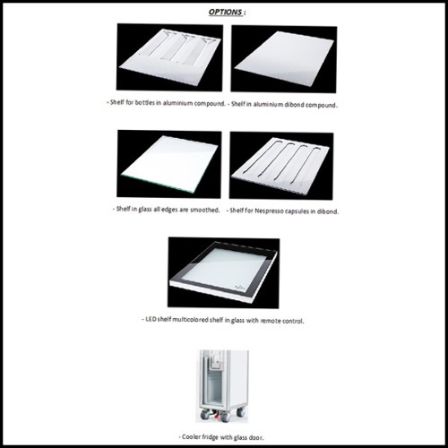 Chariot 159 - Chrome Rivet - Bar chrome rivet design - Pacific Compagnie.