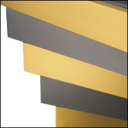 Table d’appoint 24 - Zamora | Side Table Zamora - Brass Finish - Pacific Compagnie.