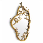 Miroir 24 - Fiora | Miroir Fiora laiton vintage - Pacific Compagnie.