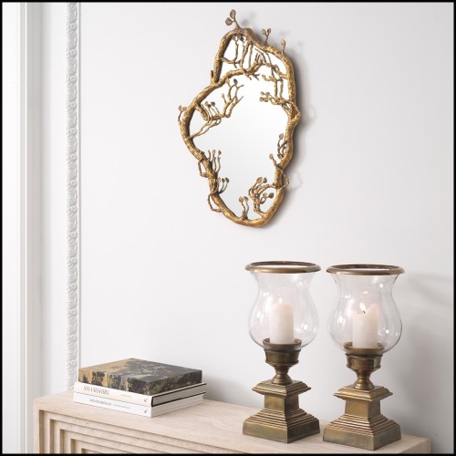 Miroir 24 - Fiora - Vintage Brass Fiora - Pacific Compagnie.