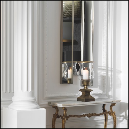 Miroir 24 - Novella - Steel framed mirror - Pacific Compagnie.