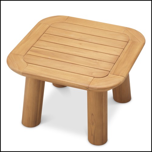 Table d'appoint d'extérieur 24 - Weston | Weston Side Table - Teak - Pacific Compagnie.