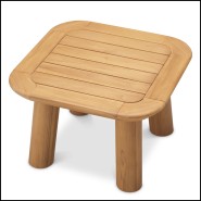 Table d'appoint d'extérieur 24 - Weston | Weston Side Table - Teak - Pacific Compagnie.