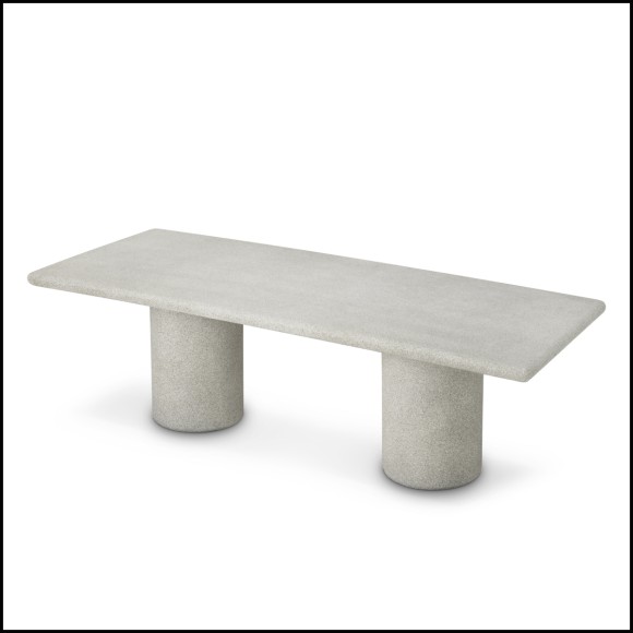 Table à Manger 24 - Cloverdale | Cloverdale Grey Stone Table - Pacific Compagnie.