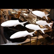 Sculpture PC - Fishes Ceramic - Ambiance marine intérieure - Pacific Compagnie.