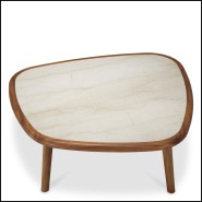 Table basse 24 - Wilma | Wilma acajou massif - Pacific Compagnie.