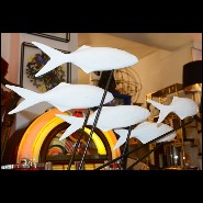 Sculpture avec poissons PC-Fishes Ceramic