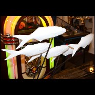 Sculpture avec poissons PC-Fishes Ceramic