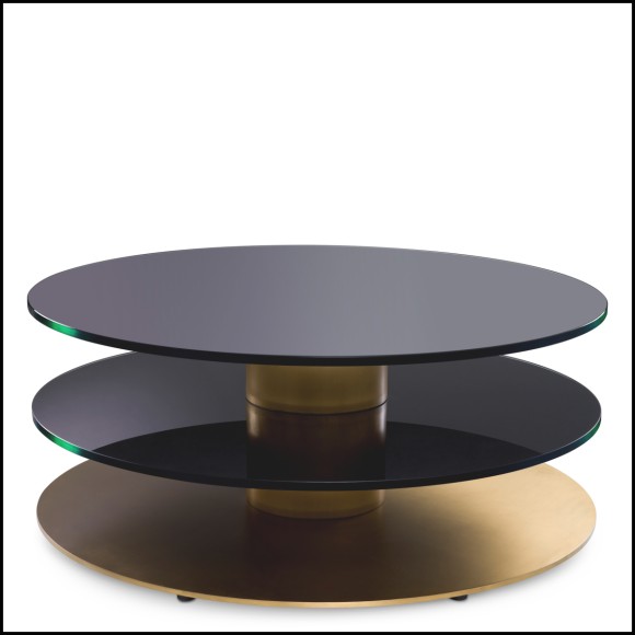 Table basse 24 - Dorado - Table basse Dorado en laiton - Pacific Compagnie.