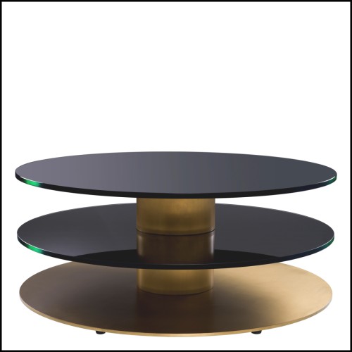Table basse 24 - Dorado - Brushed Brass Coffee Table - Pacific Compagnie.