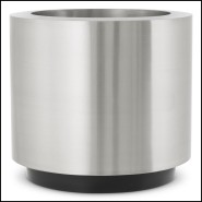 Cache - pot 24- Jasper round S | Planter 24-Jasper round S - Jasper finish planter - Pacific Compagnie.