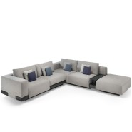 Canapé Modulable 146 - Carrara | Modular Sofa Carrara - Glass Fiam Brand - Pacific Compagnie.