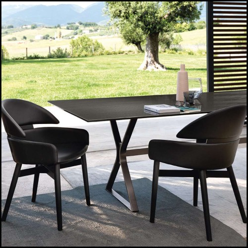 Chaise 146 - Lloyd | Dining Chair Lloyd, beech wood - Pacific Compagnie.