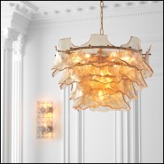 Lustre 24 - Clarendon | Chandelier Clarendon brass finish - Pacific Compagnie.