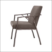 Fauteuil 24 - Antico - Détail tissu - Pacific Compagnie.