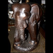 Sculpture 38 - Elephant Wood - Élément déco voyage - Pacific Compagnie.