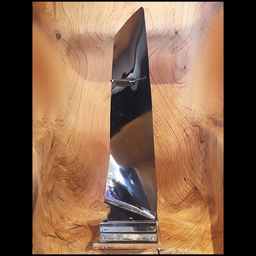 Ailette PC - Boeing 737 Fin - Oeuvre d'art recyclée - Pacific Compagnie.