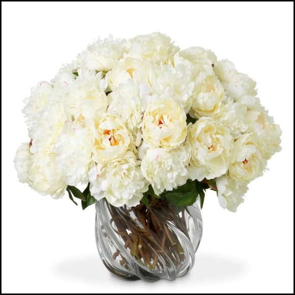 Bouquet 24 - Pivoines real touch - Variété 2 couleurs - Pacific Compagnie.