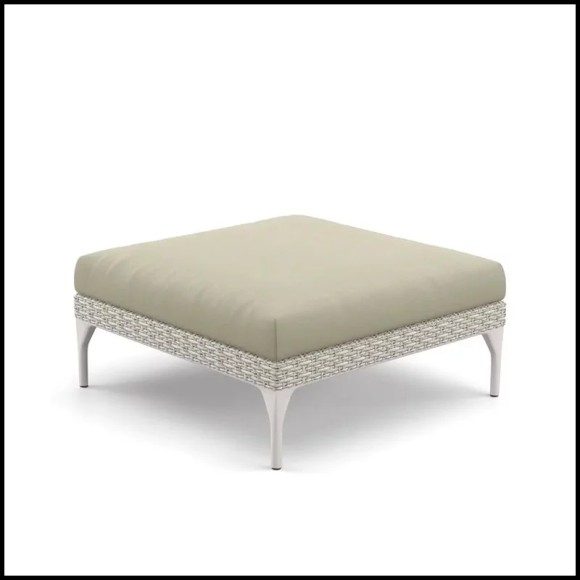 Repose pieds 105 - Mu | Dedon-Mu footstool - Pacific Compagnie.
