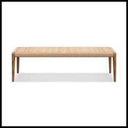 Banc 45 - Lima | Bench Gloster - Lima - "Bench 45 detail - Pacific Compagnie."