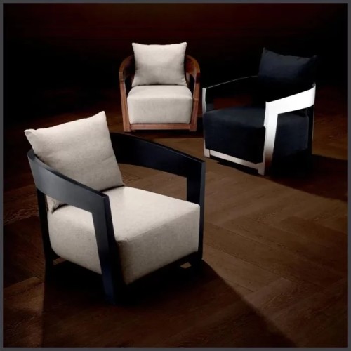 Fauteuil 24 - Rubautelli | Armchair 24- Rubautelli, Seating - Pacific Compagnie.
