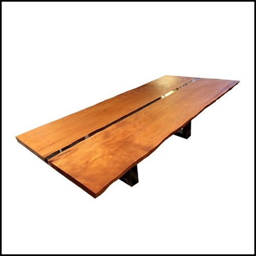 Table 154 - Kauri Resin - Table pour salle à manger - Pacific Compagnie.