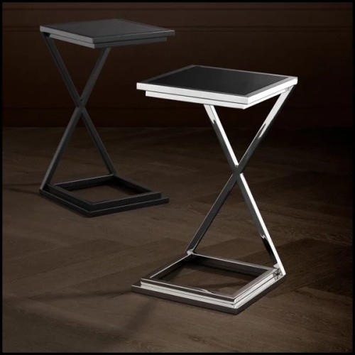 Table d'appoint 24 - Cross | Table d'appoint 24-Cross - Métal - Pacific Compagnie.