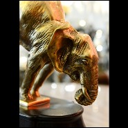 Serres - Livres PC-Elephants - Bronze sculpté - Pacific Compagnie.