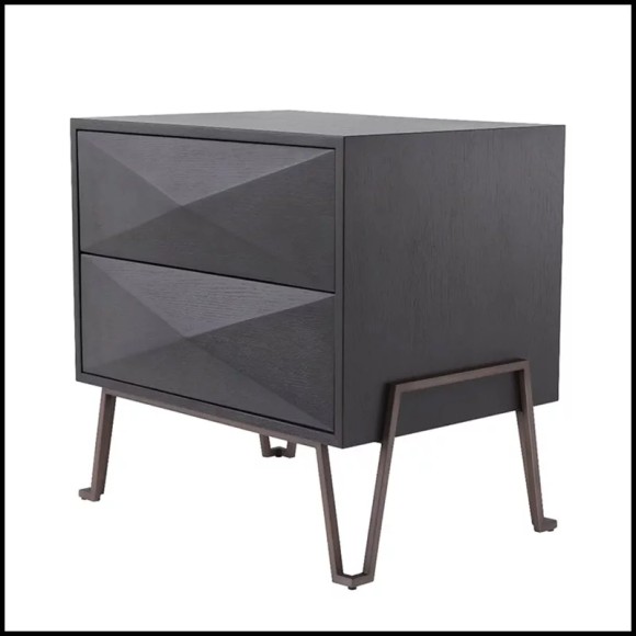 24 - Highland - Table de chevet bois - Pacific Compagnie.