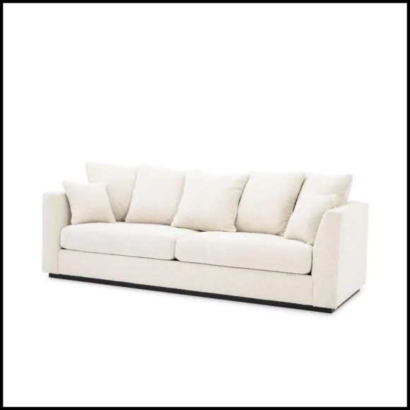 Canapé 24 - Taylor white - White fabric sofa - Pacific Compagnie.