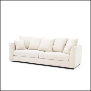 Canapé 24 - Taylor white - White fabric sofa - Pacific Compagnie.
