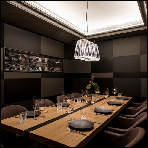 Suspension 230 - Glitters | Pendant LASVIT - Single Pendant Blue - "LASVIT Pendant Blue - Pacific Compagnie."