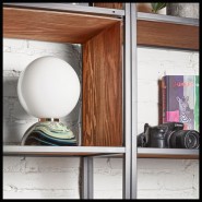 Lampe de Table 230 - Spacey Lunar | Table Lamp Porada - Lio White Medium - "Spacey Lunar lamp in white - Pacific Compagnie."