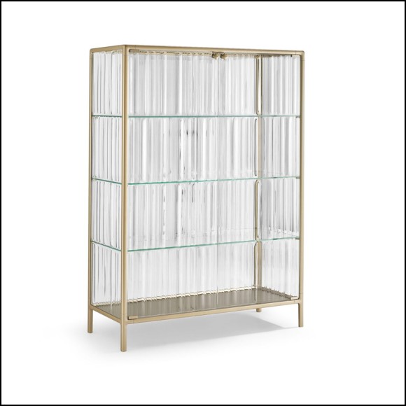 146 - ECLV101 - Chic Aluminum Bookshelf - Pacific Compagnie.