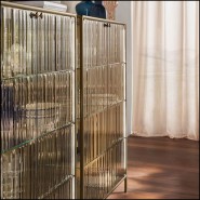 146 - ECLV101 - FIAM Champagne Shelving Unit - Pacific Compagnie.